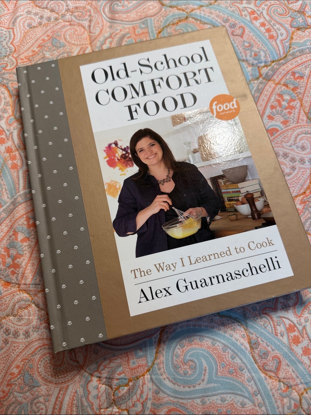 Old-School Comfort Food by Alex Guarnaschelli - Gold and Gray Cover